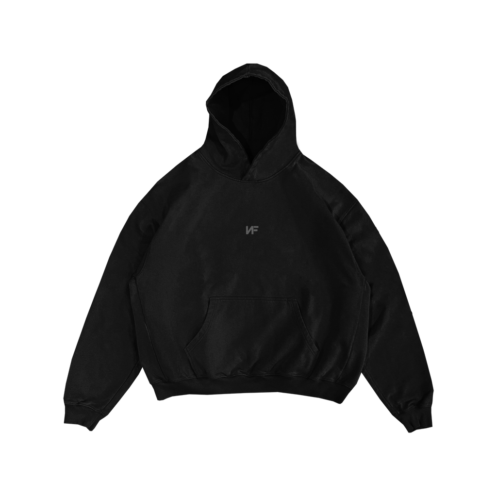 Premium Heavyweight Black THERAPY SESSION Hoodie | NFRealMusic