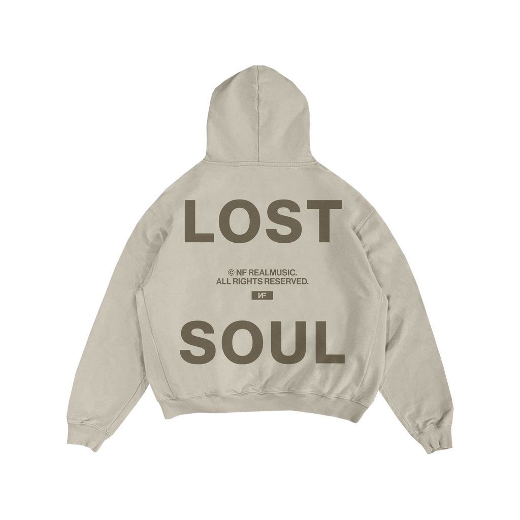 PRE-ORDER - Premium Heavyweight Ivory LOST SOUL Hoodie