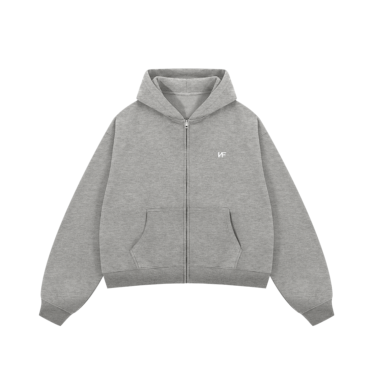 Grey NF Zip Hoodie | NFRealMusic Grey NF Zip Hoodie | NFRealMusic