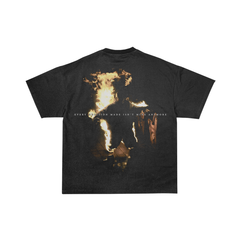PRE-ORDER Vintage Black Fire Photo T-Shirt