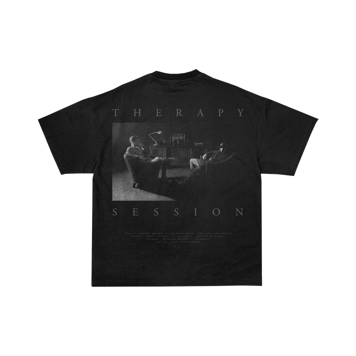 Vintage Black TS-10 Photo T-Shirt | NFRealMusic