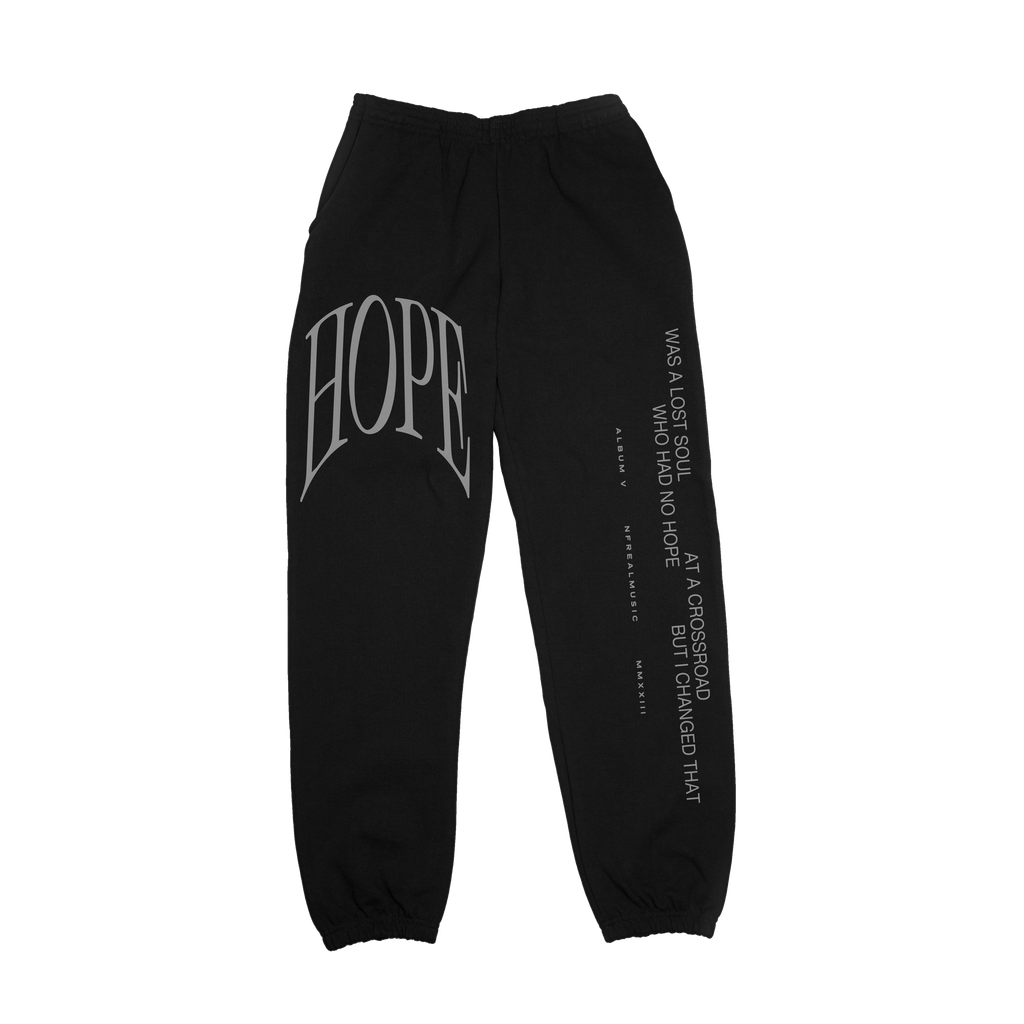 Black "HOPE" Sweatpants